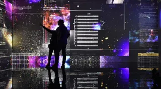 Infinite Space by Refik Anadol at ARTECHOUSE Miami